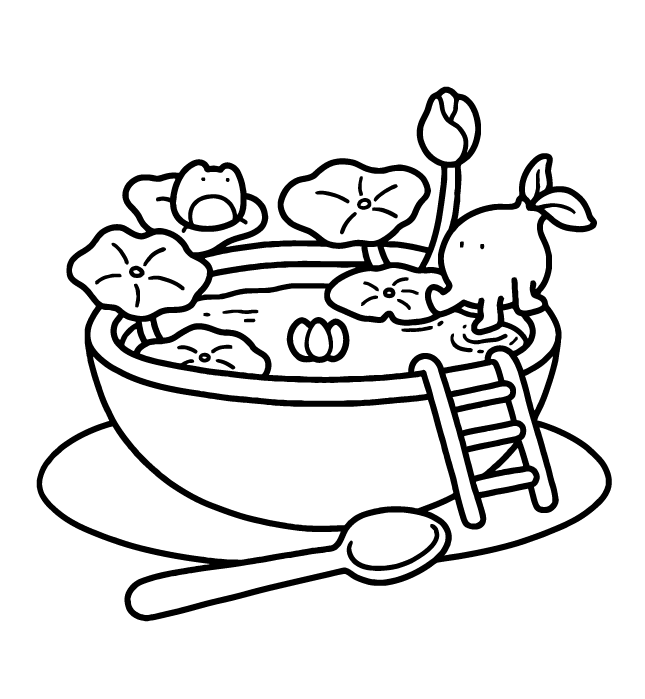 Desenho de Into Gardens para imprimir