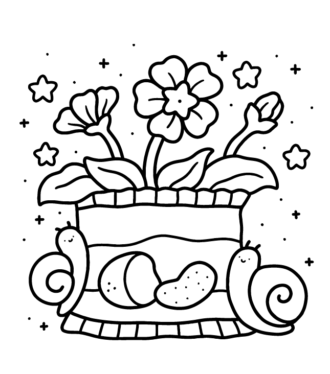 Desenho de Into Gardens para imprimir