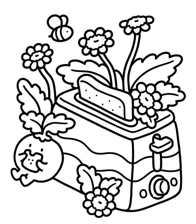 Desenho de Into Gardens para imprimir