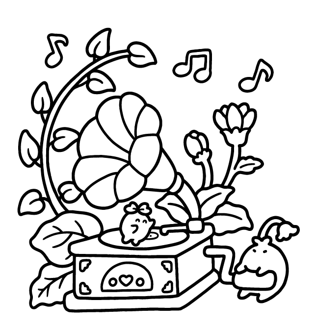 Desenho de Into Gardens para imprimir