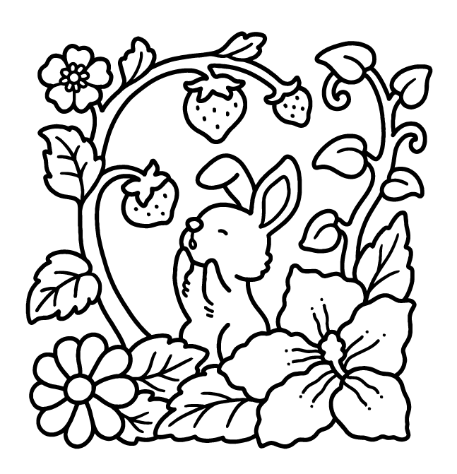 Desenho de Into Gardens para imprimir