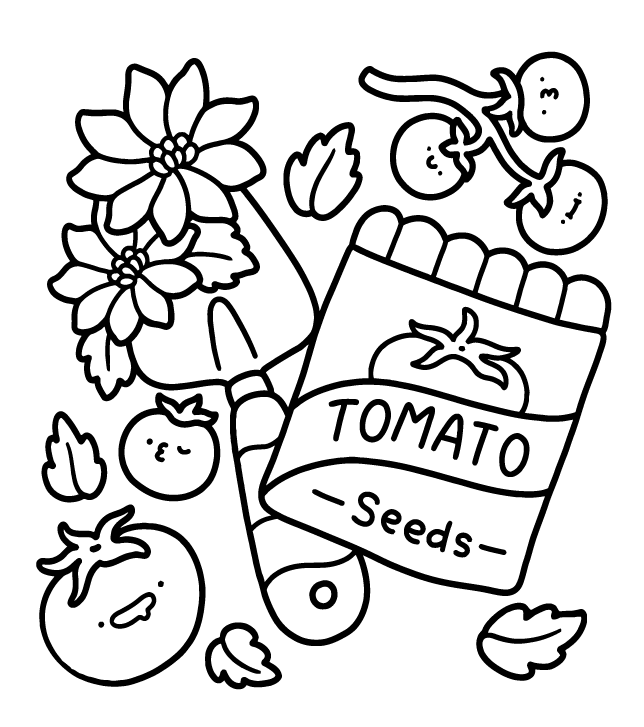 Desenho de Into Gardens para imprimir
