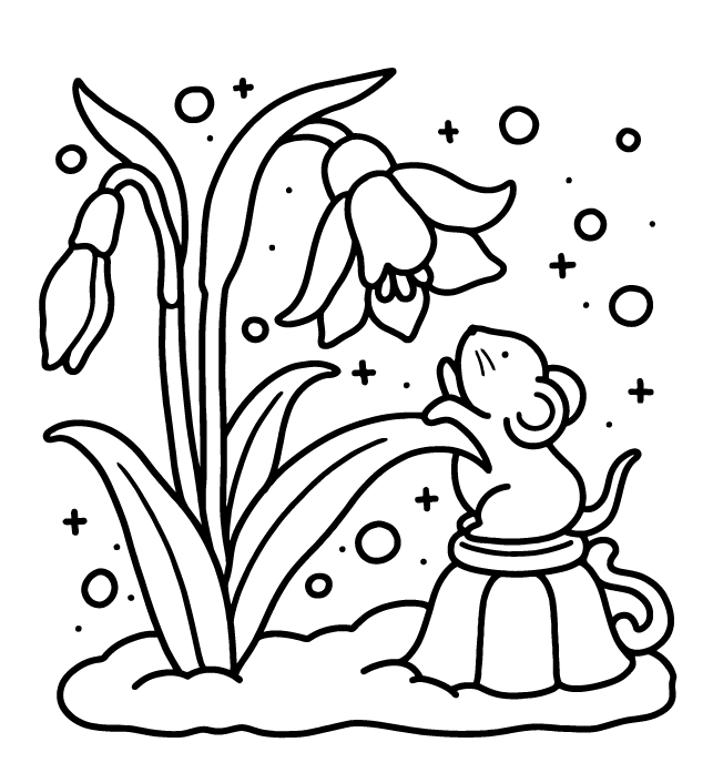 Desenho de Into Gardens para imprimir