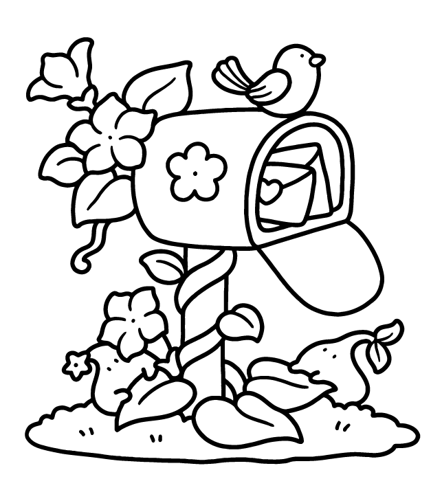 Desenho de Into Gardens para imprimir