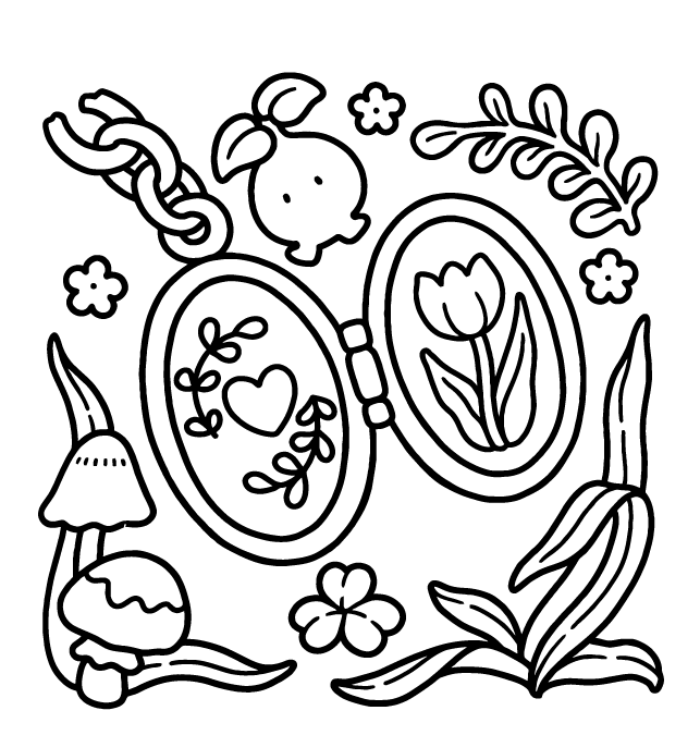 Desenho de Into Gardens para imprimir