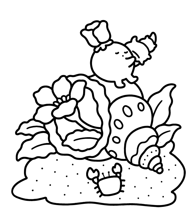 Desenho de Into Gardens para imprimir