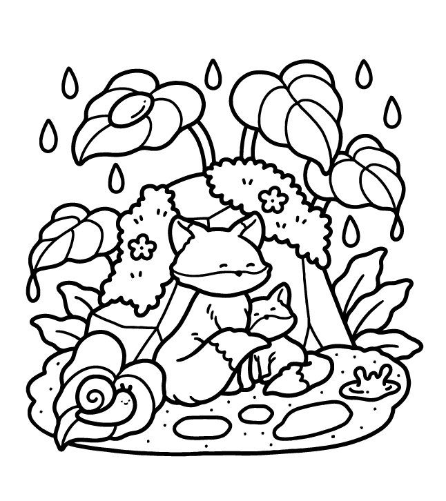 Desenho de Into Gardens para imprimir