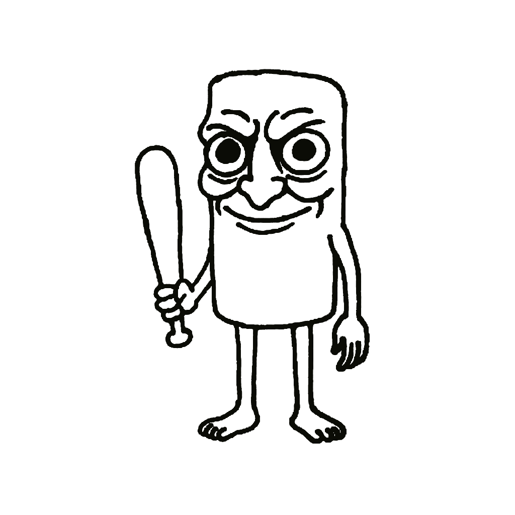 Desenho de Italian Brainrot para imprimir