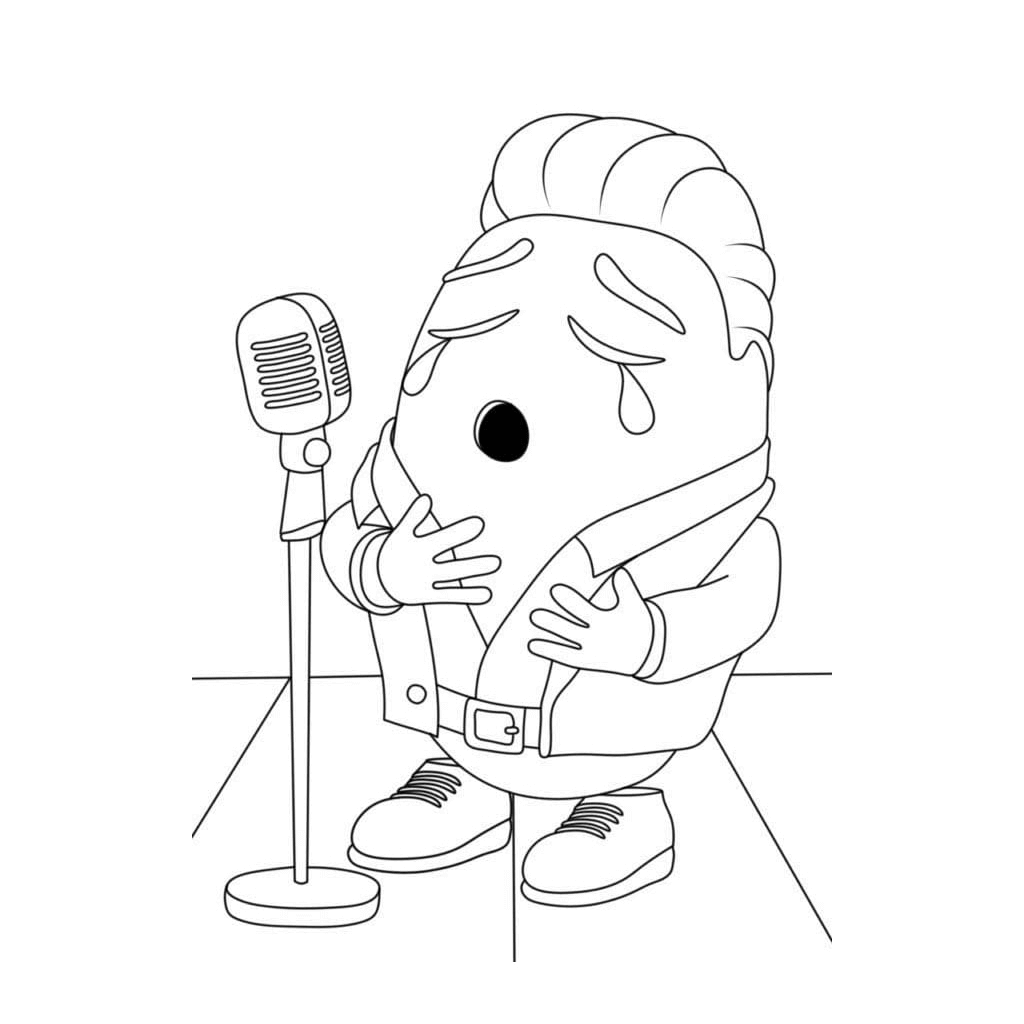 Desenho de Italian Brainrot para imprimir