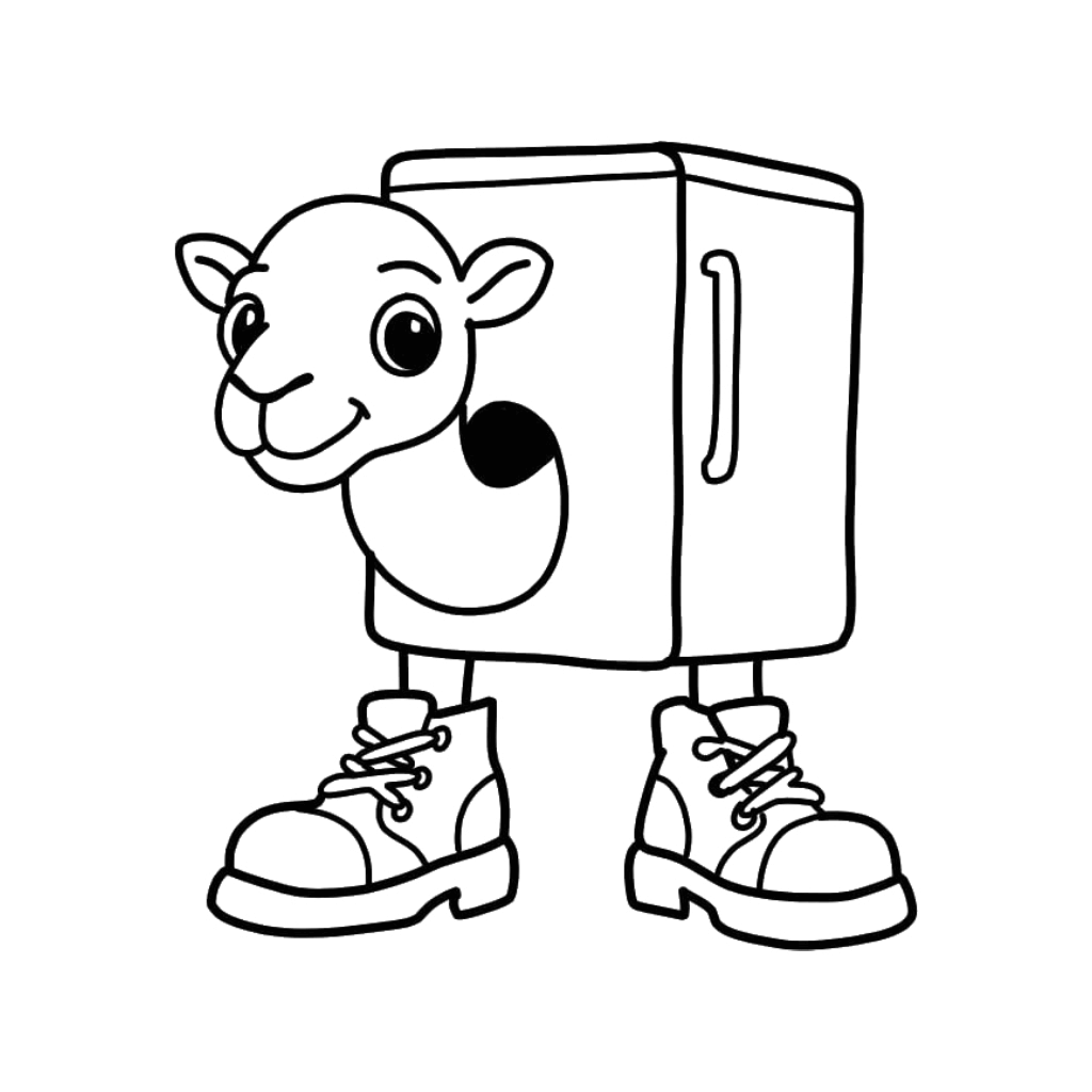 Desenho de Italian Brainrot para imprimir