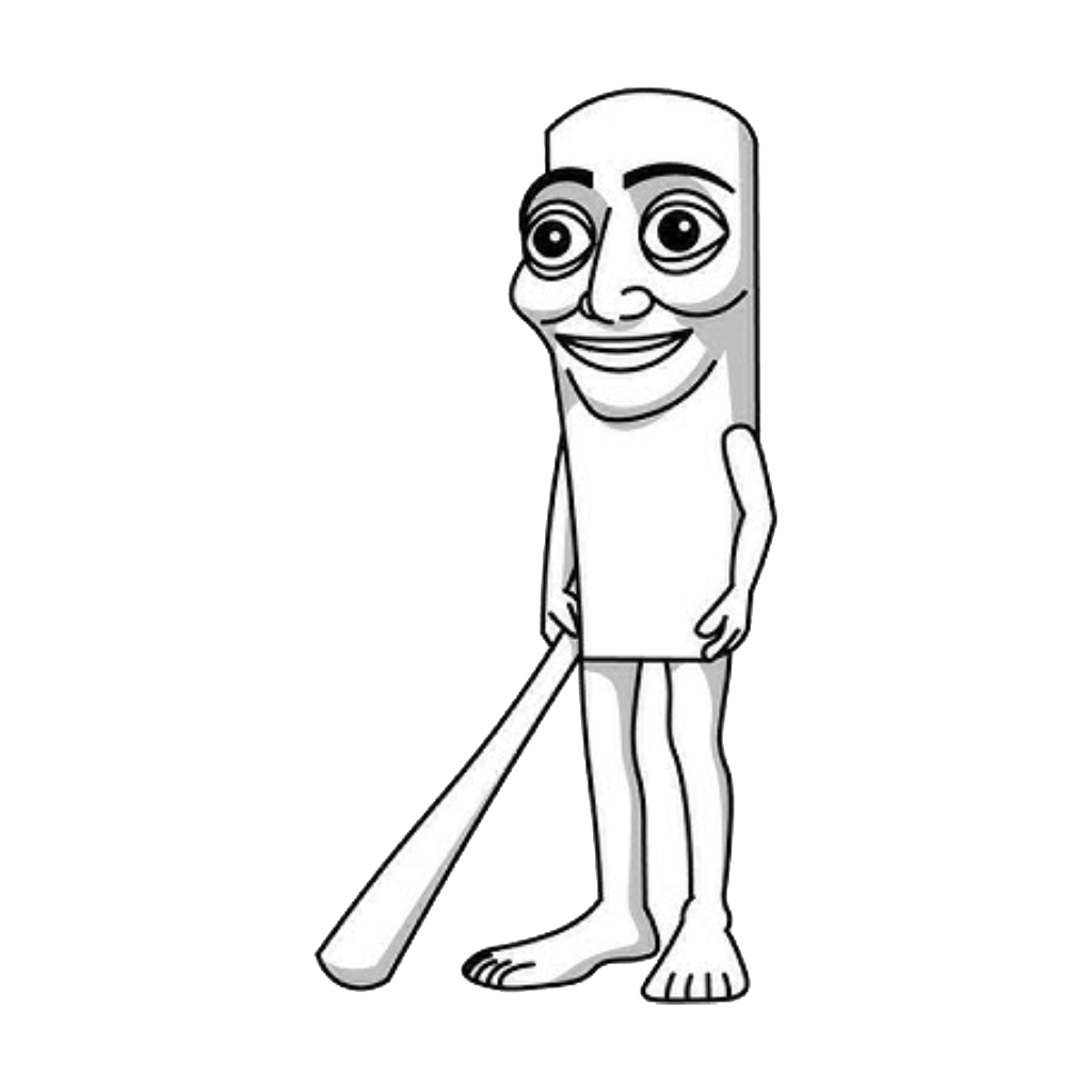 Desenho de Tung Tung Tung Sahur para imprimir