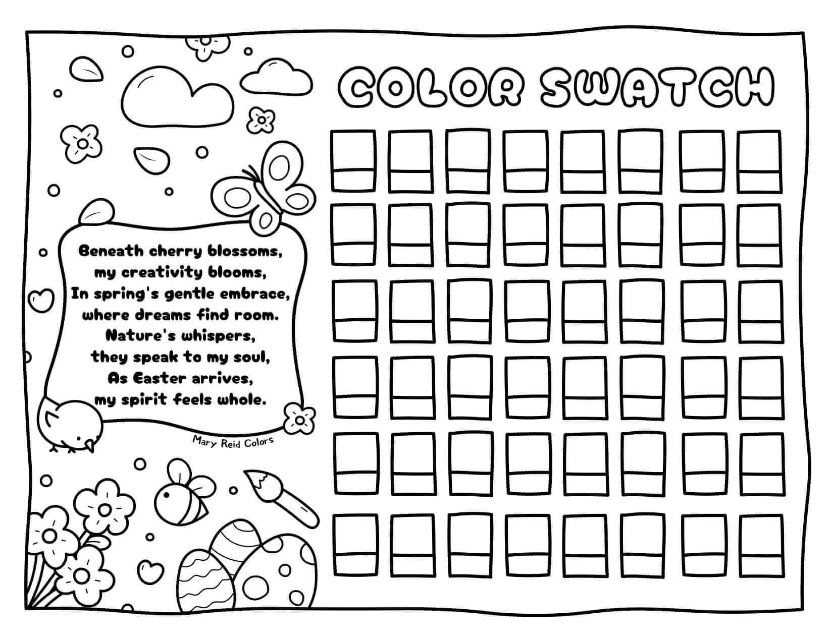 Desenho de Cozy Spring para imprimir