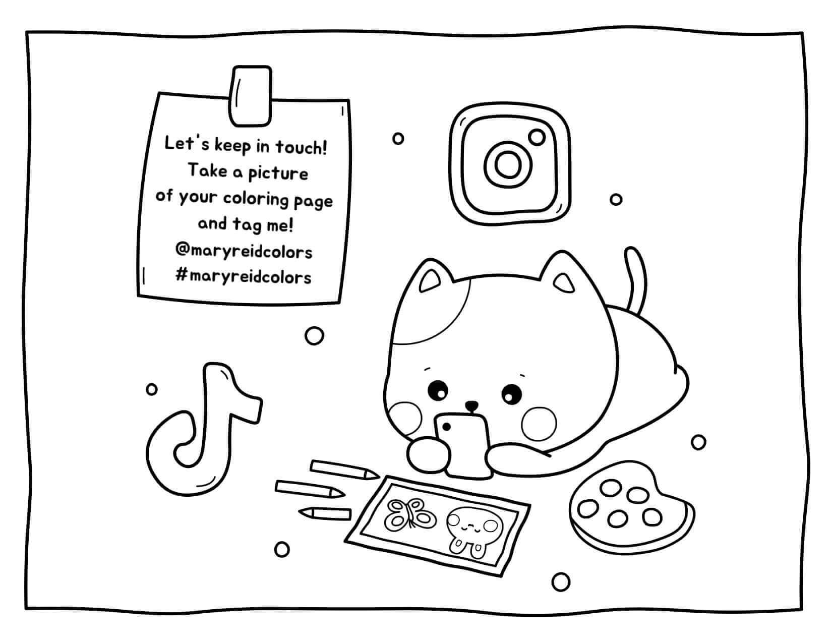 Desenho de Cozy Spring para imprimir
