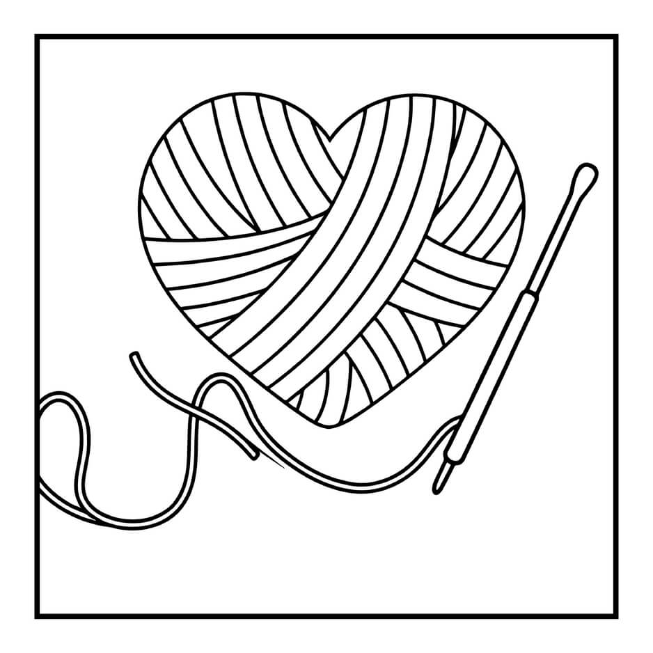 Desenho de Cozy Valentines para imprimir