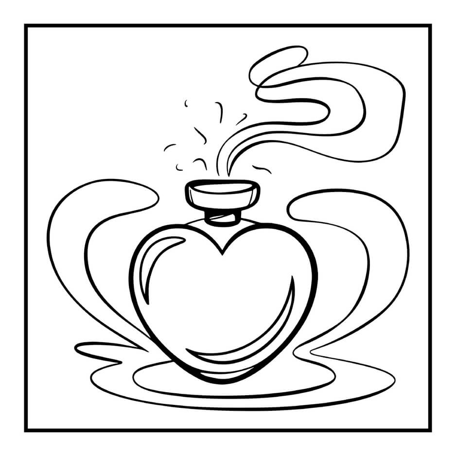 Desenho de Cozy Valentines para imprimir