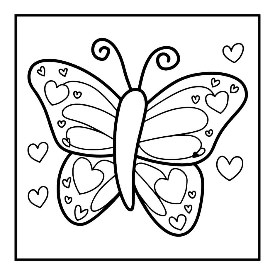 Desenho de Cozy Valentines para imprimir