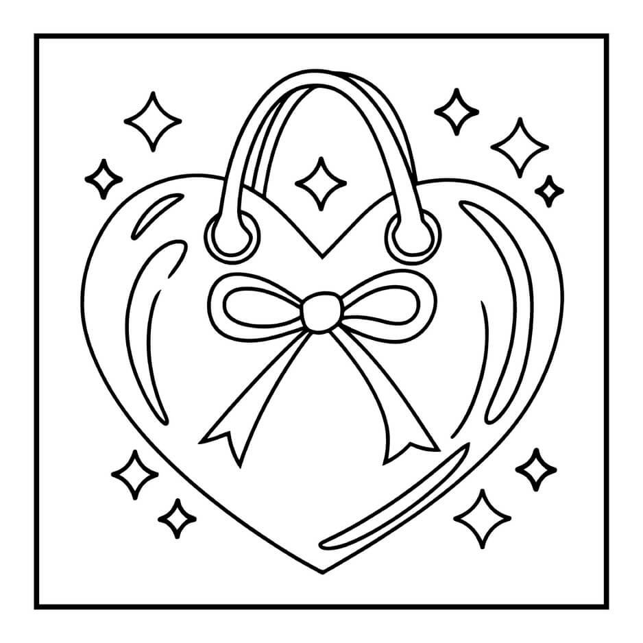 Desenho de Cozy Valentines para imprimir