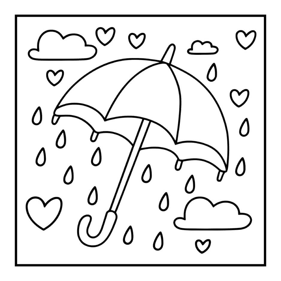 Desenho de Cozy Valentines para imprimir