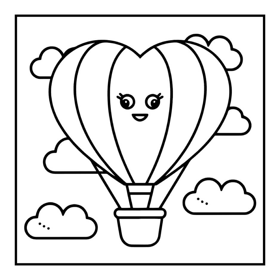 Desenho de Cozy Valentines para imprimir