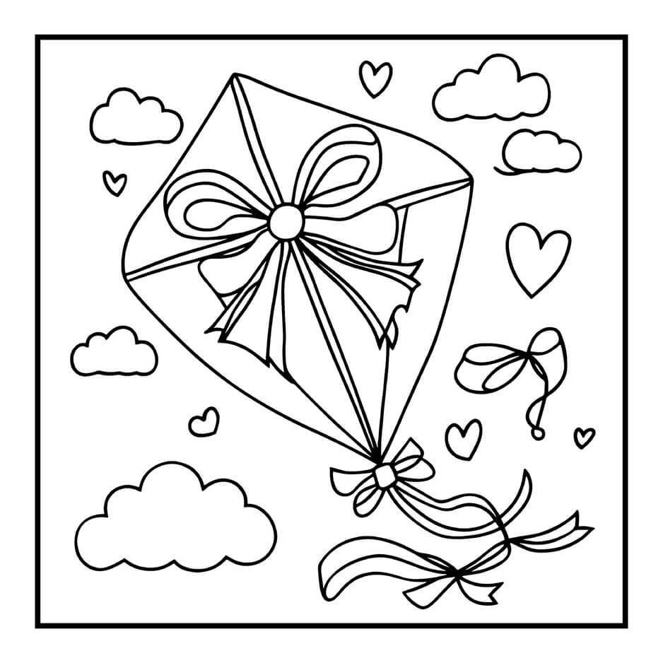 Desenho de Cozy Valentines para imprimir