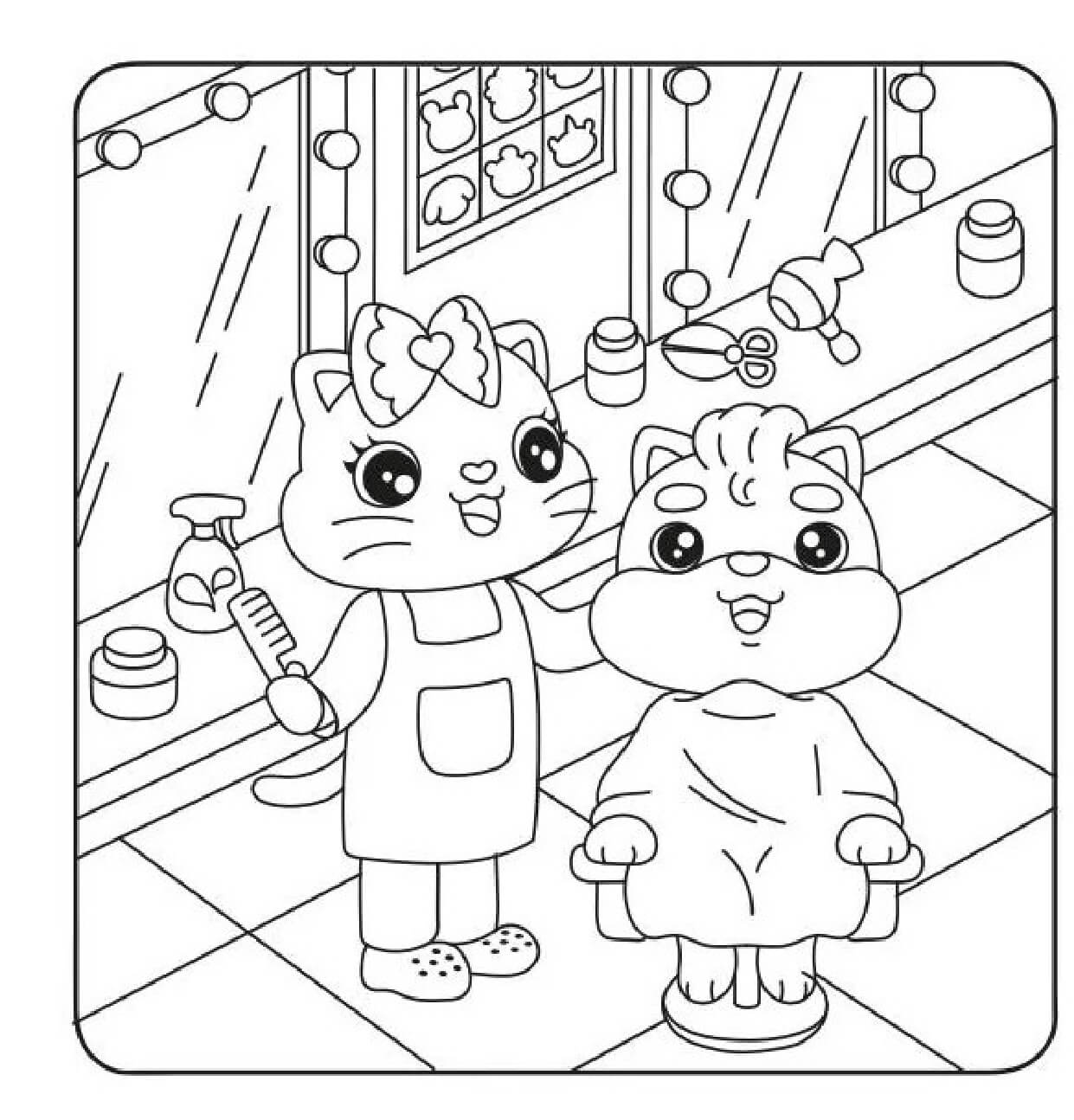 Desenho de Cute World para imprimir