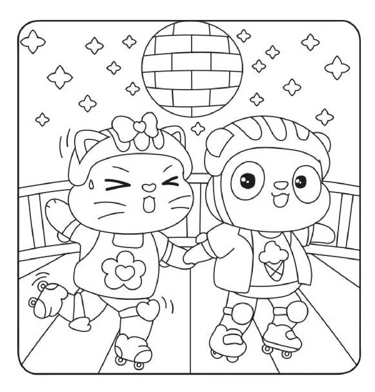 Desenho de Cute World para imprimir