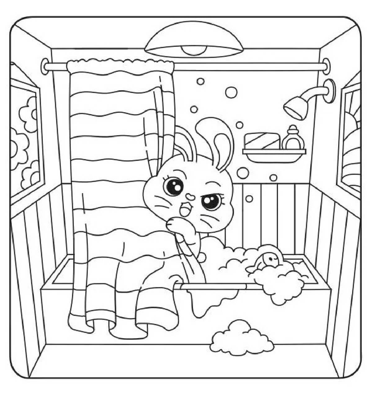 Desenho de Cute World para imprimir