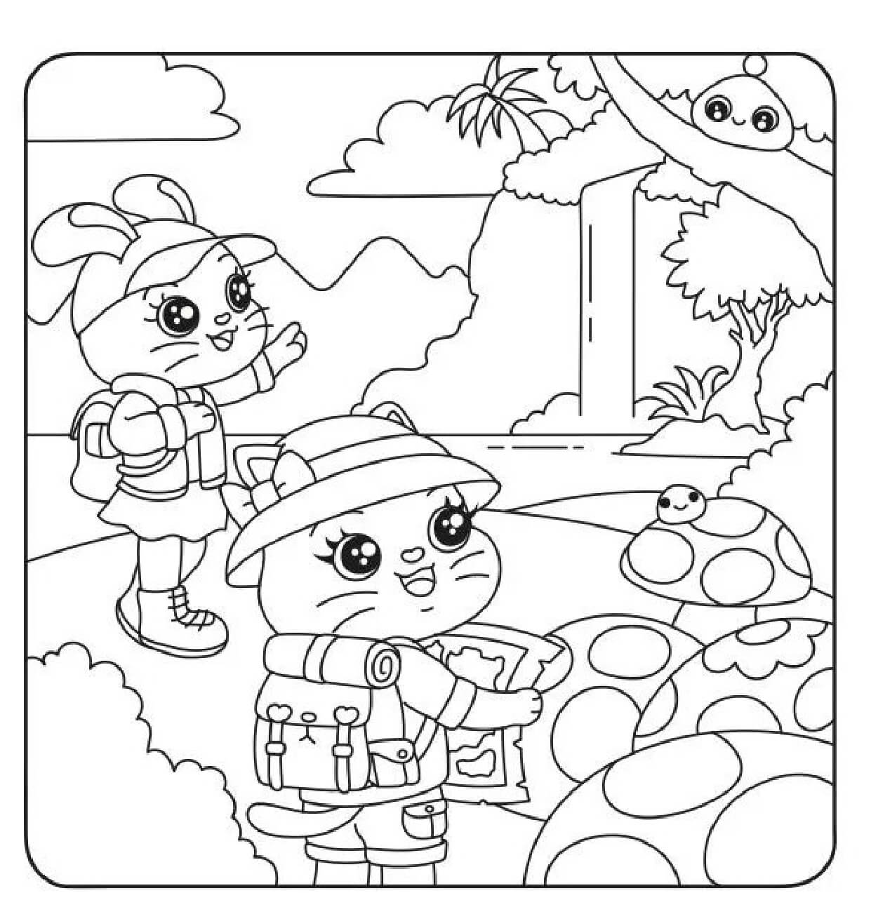 Desenho de Cute World para imprimir