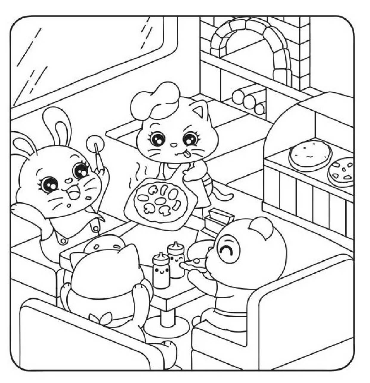 Desenho de Cute World para imprimir