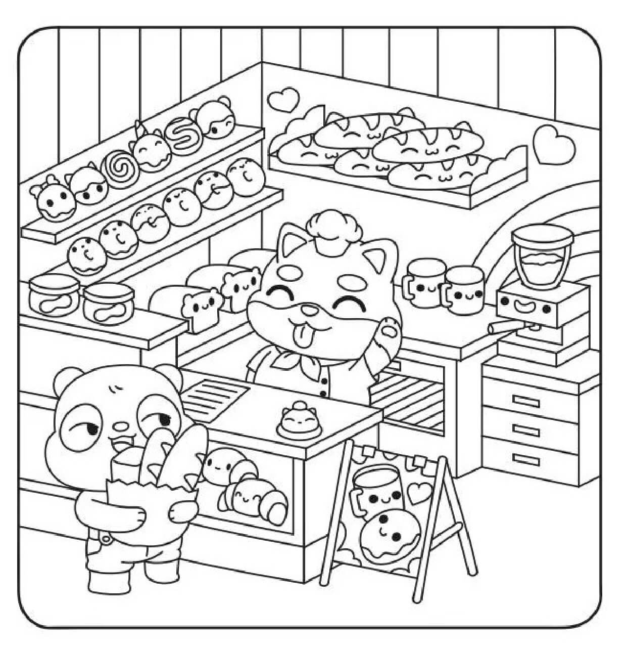 Desenho de Cute World para imprimir