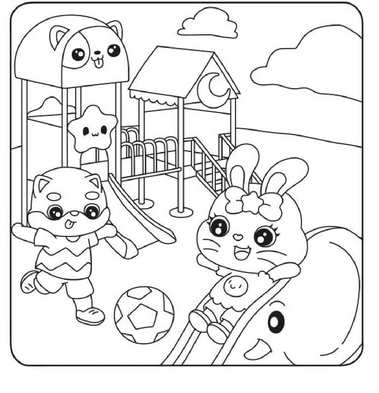 Desenho de Cute World para imprimir