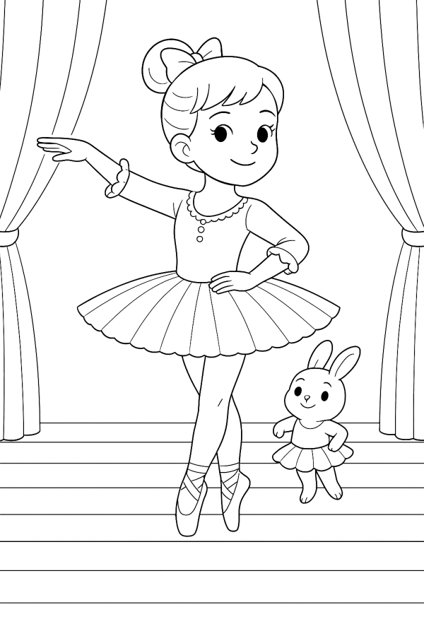 65 Desenhos De Bailarina Para Colorir Imprima Grtis