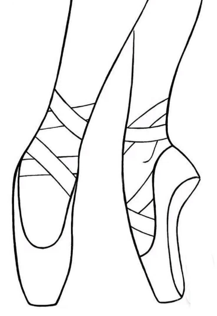 Desenho de Bailarina para imprimir