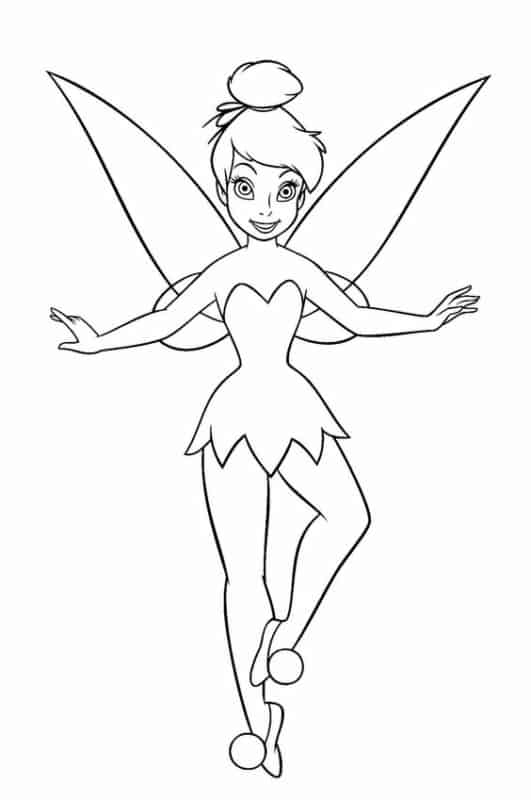Desenho de Bailarina para imprimir