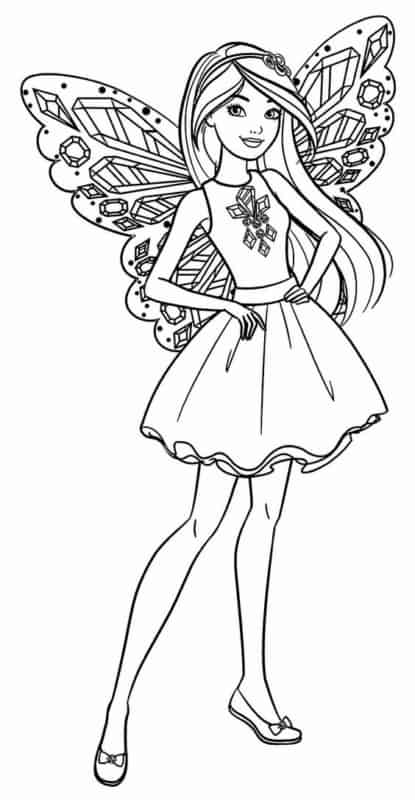 Desenho de Bailarina para imprimir