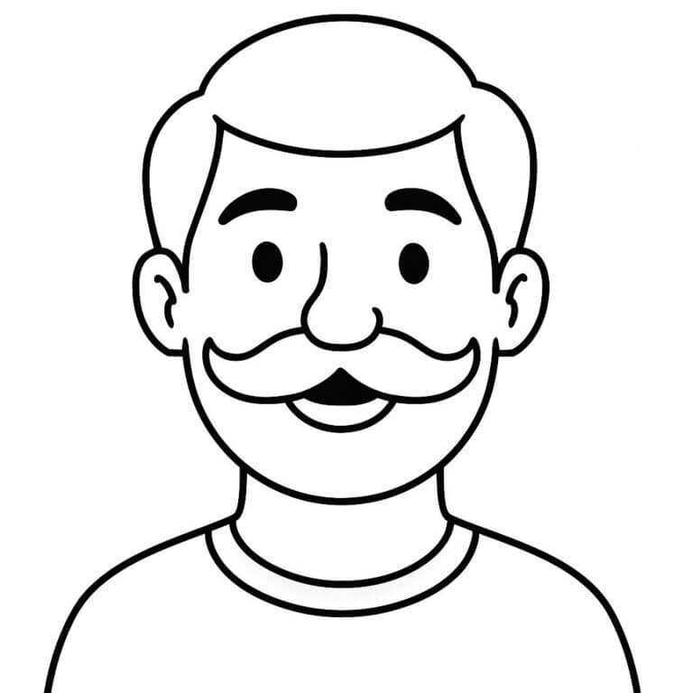 Feliz Dia dos Pais para Colorir e Imprimir