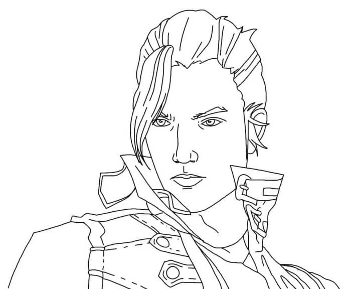 Desenho de Free Fire para imprimir