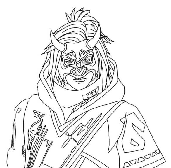 Desenho de Free Fire para imprimir