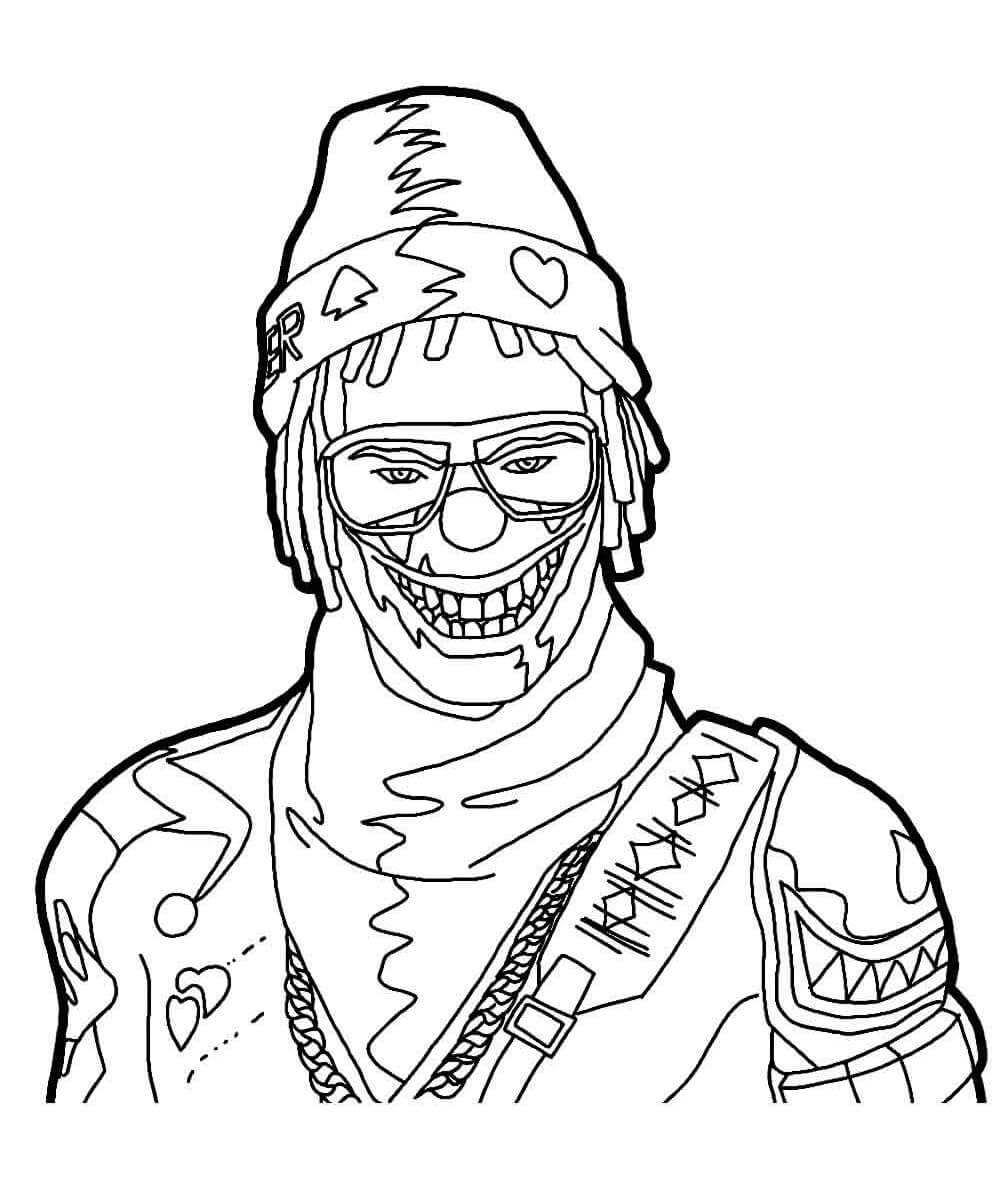 Desenho de Free Fire para imprimir