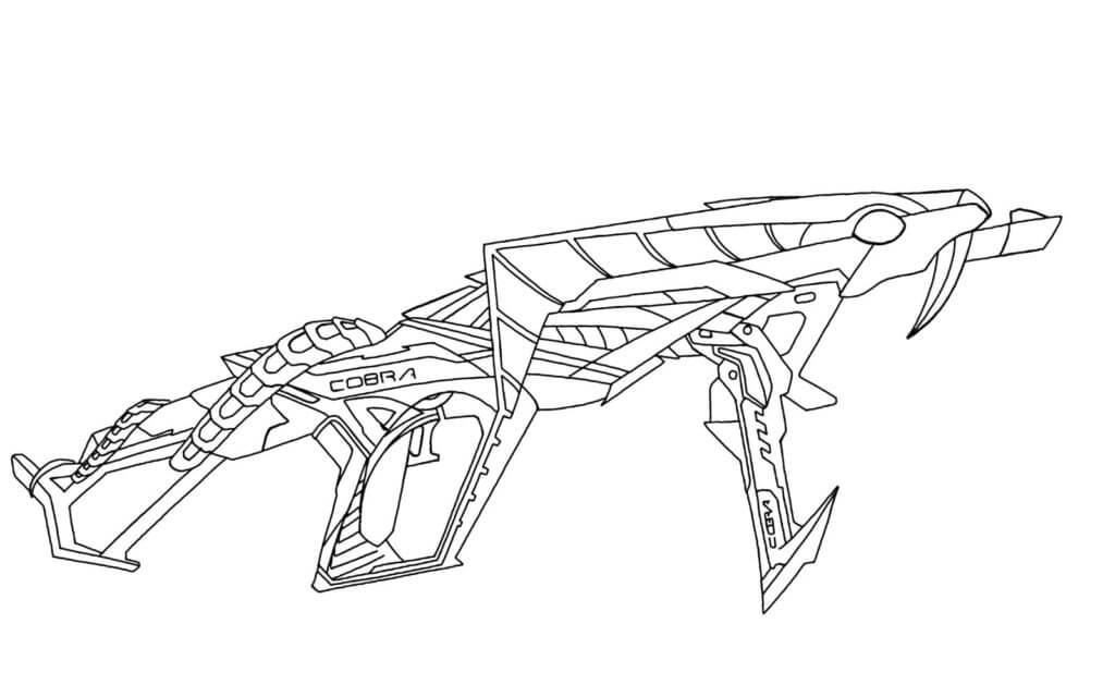 Desenho de Free Fire para imprimir