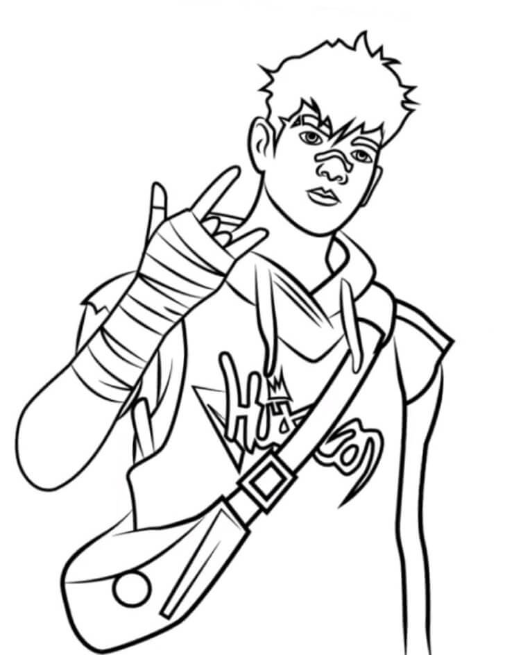 Desenho de Free Fire para imprimir