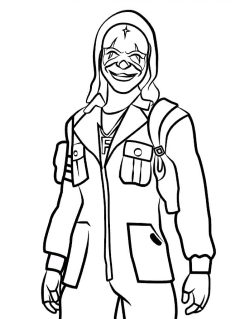 Desenho de Free Fire para imprimir