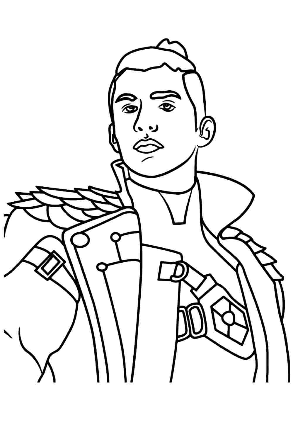 Desenho de Free Fire para imprimir