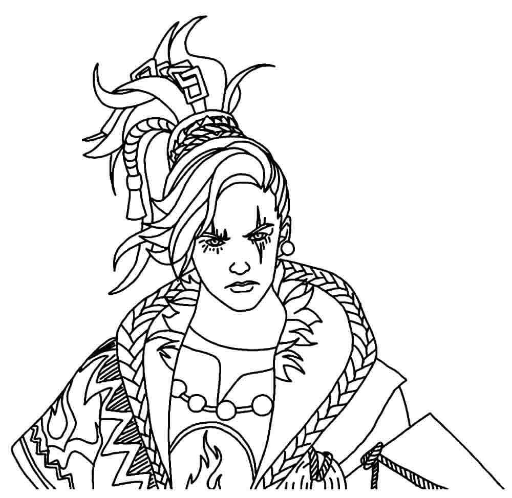 Desenho de Free Fire para imprimir