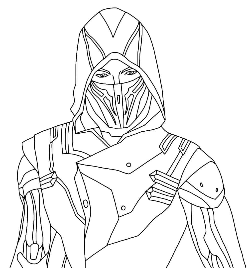 Desenho de Free Fire para imprimir