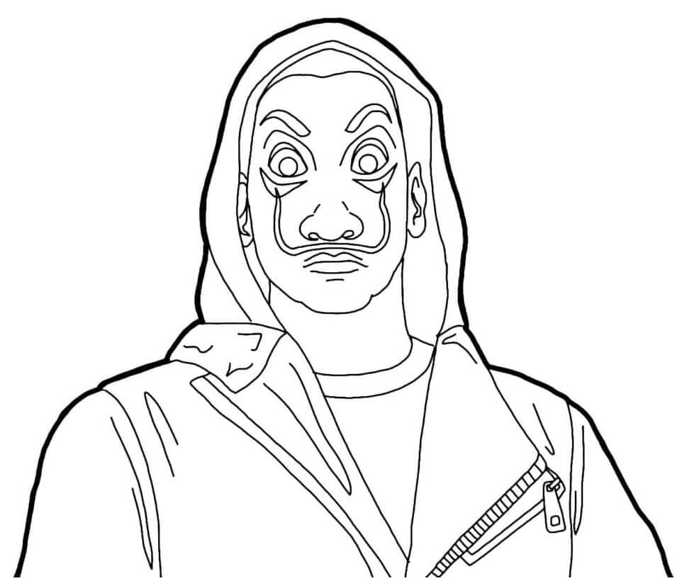Desenho de Free Fire para imprimir
