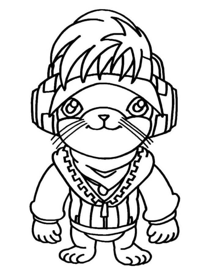 Desenho de Free Fire para imprimir