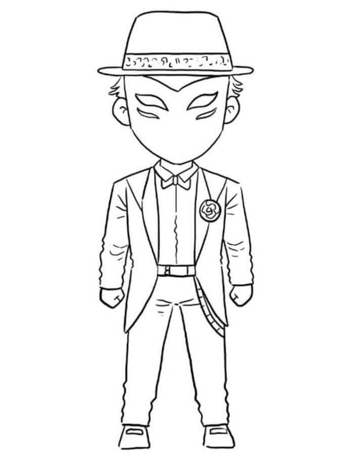 Desenho de Free Fire para imprimir