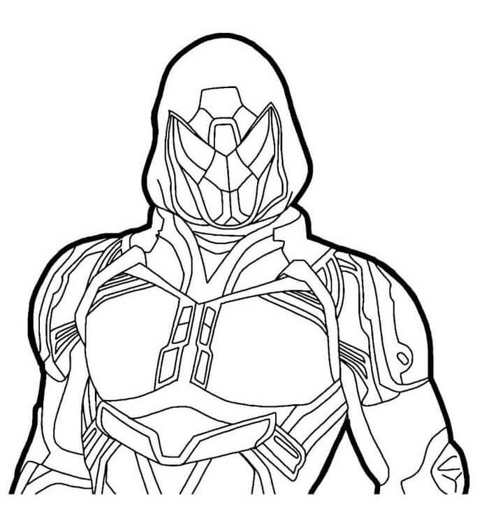 Desenho de Free Fire para imprimir