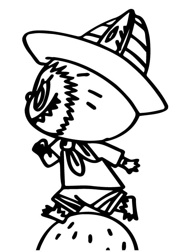 Desenho de Labubu para imprimir